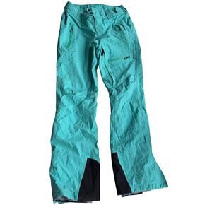 Strafe Outerwear Aqua Green Ski Snowboard Pants Size XL Skiing Retro Apres Aspen